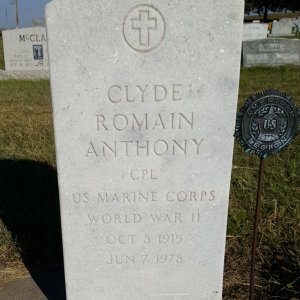Clyde R. Anthony (Grave)