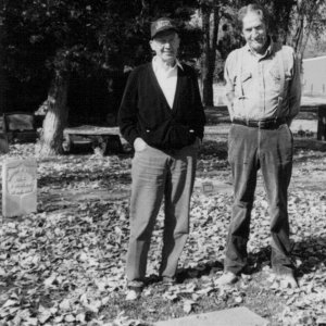 C. Bailey's grave (with brother and best friend)