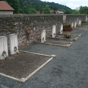 2 SAS graves,Moussey Churchyard