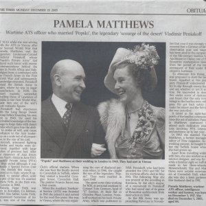 Pamela Matthews (obituary)