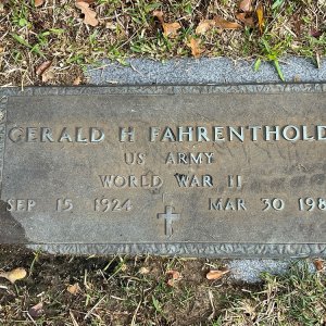 G. Gahrenthold (Grave)