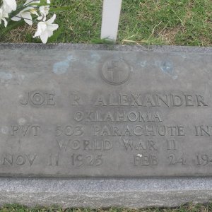J.R. Alexander (Grave)