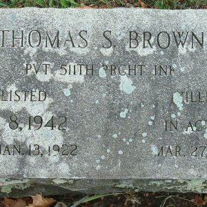 T.S. Brown (Grave)