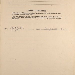 John Mansfield POW Report