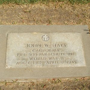 J. Hays (Grave)