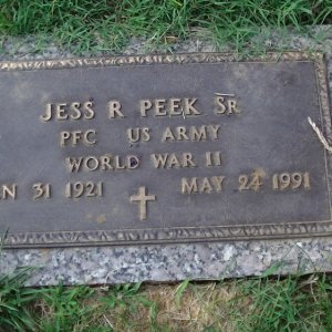 J. Peek (Grave)