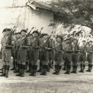 22 SAS Armistice Parade,Malaya 1952-53