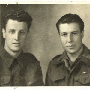 K. Horsfield (left,with brother Alan)