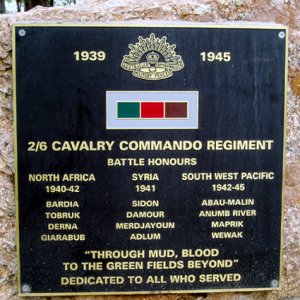2/6 Cavalry Cdo Reg Memorial