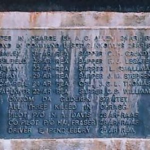 Sletteboe Memorial (names)