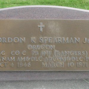 G. Spearman (grave)