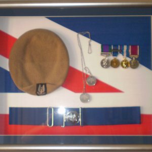 K. Butterton (beret,tags,medals,belt)