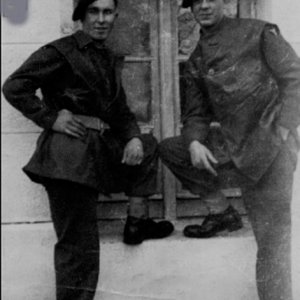Ernest Batchelor (left)