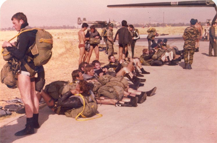 22 SAS (17 Troop,D Squadron) group 1981