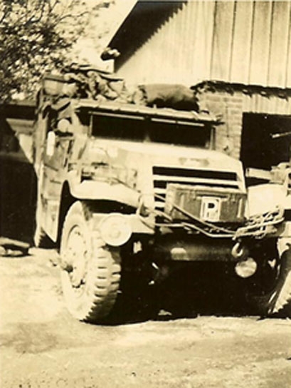 A Squadron M3A1 white scout car