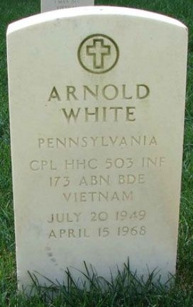 A. White (grave)