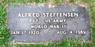 Alfred Steffensen (grave)