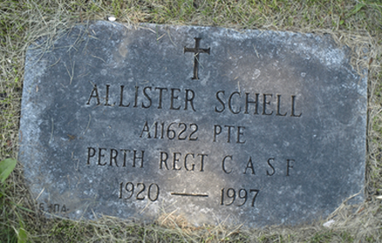 Allister Schell (grave)