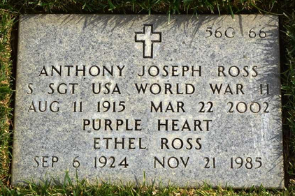 Anthony J. Ross (grave)