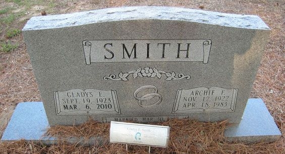Archie F. Smith (grave)