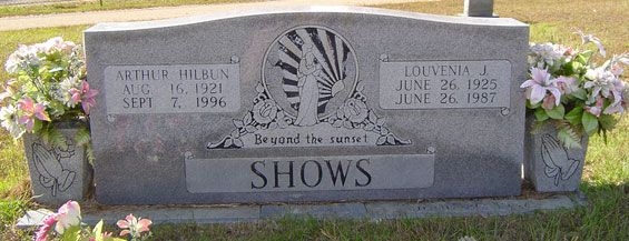 Arthur H. Shows (grave)