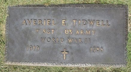 Averiel E. Tidwell (grave)