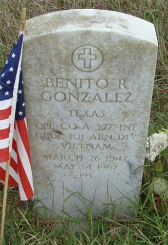 B. Gonzalez (grave)