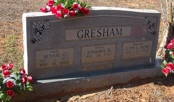 Bennie G. Gresham (grave)