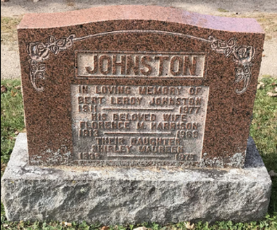 Bert L. Johnston (grave)