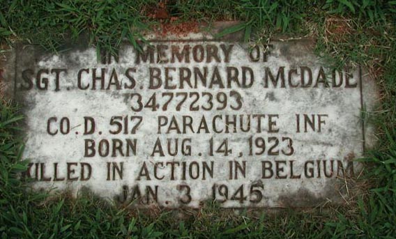 C. McDade (grave)