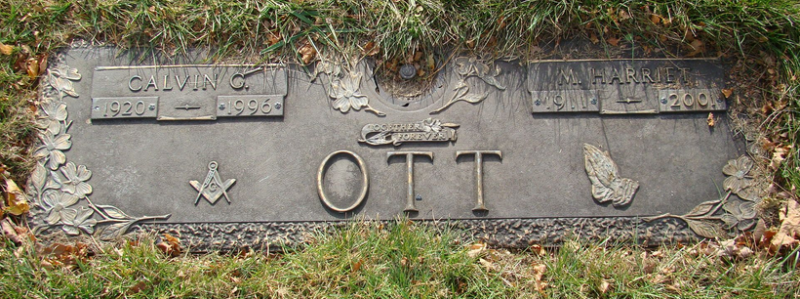 Calvin G. Ott (grave)