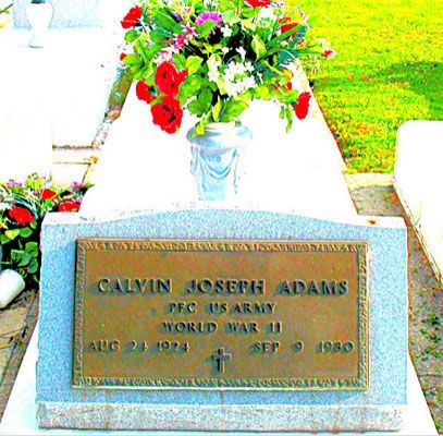 Calvin J. Adams (grave)