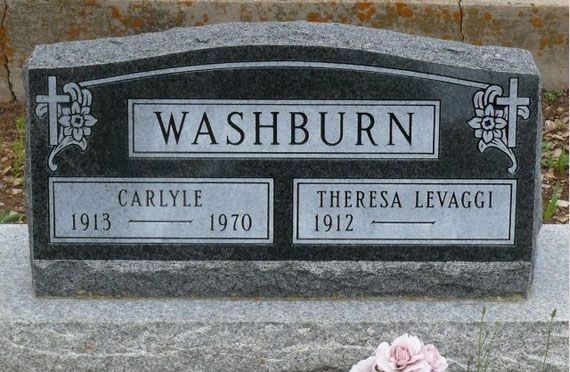 Carlyle Washburn (grave)
