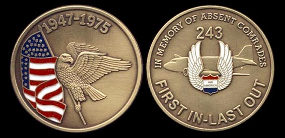 CAT/Air America Commemorative medallion