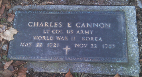 Charles E. Cannon (grave)