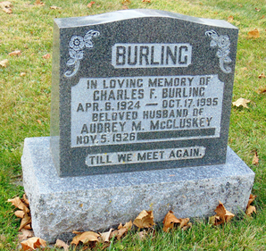 Charles F. Burling (grave)