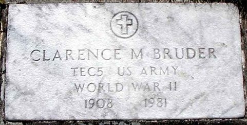 Clarence M. Bruder (grave)