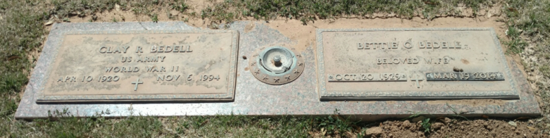 Clay R. Bedell (grave)
