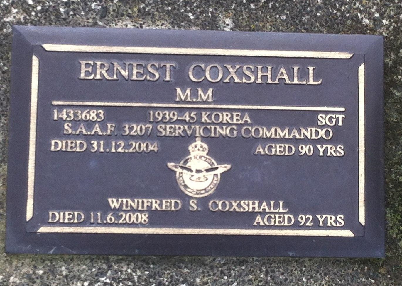 E. Coxshall (Grave)