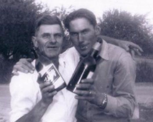 E. Kjelness (right)