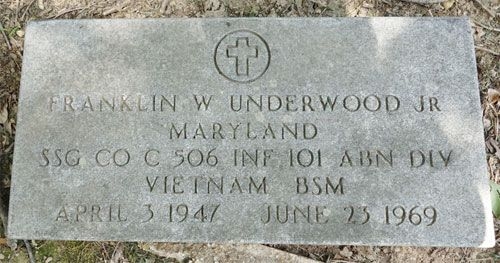 F. Underwood (grave)