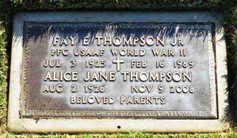 Fay E. Thompson,Jr (grave)