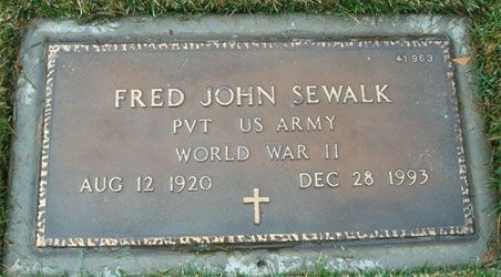Fred J. Sewalk (grave)