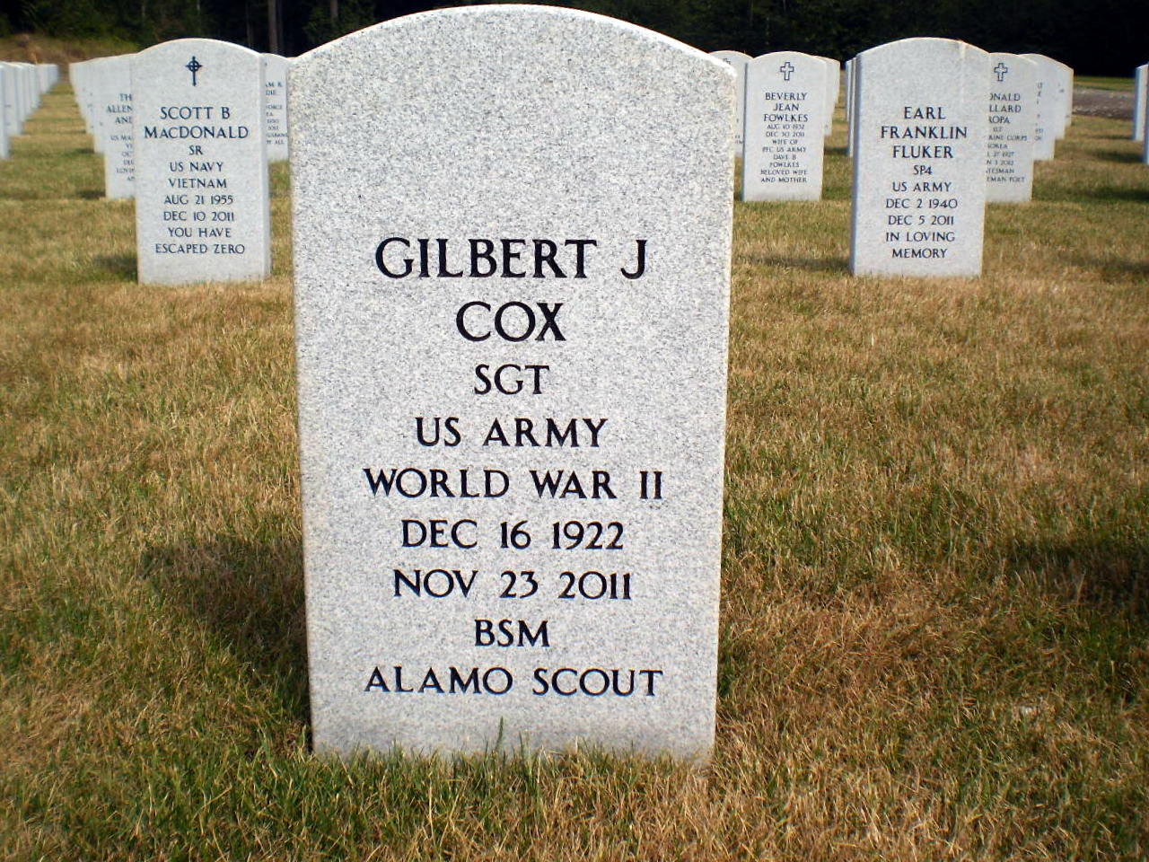 G. Cox (Grave)