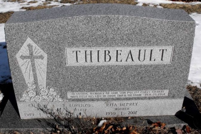 G. Thibeault (grave)