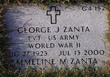 George J. Zanta (grave)
