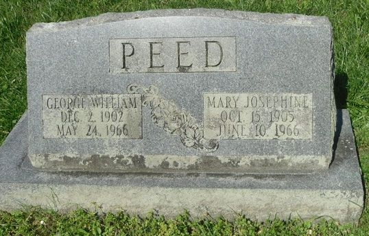 George W. Peed (grave)