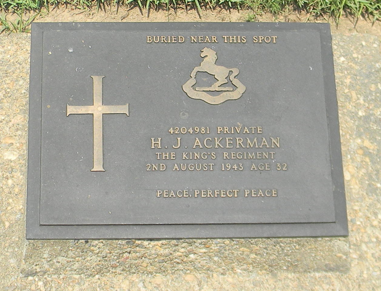 H. Ackerman (Grave)