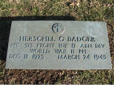 H. Badger (Grave)