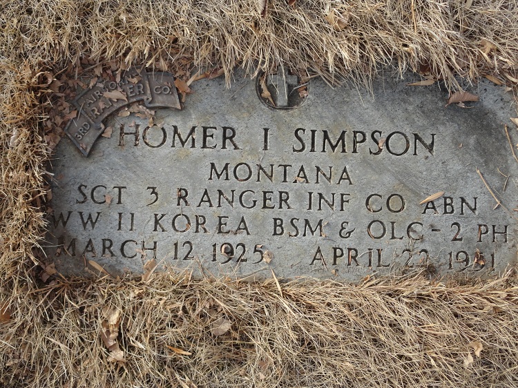 H. Simpson (Grave)